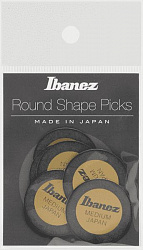 Ibanez Round Shape PPA1M-BK комплект медиаторов, 6 шт.