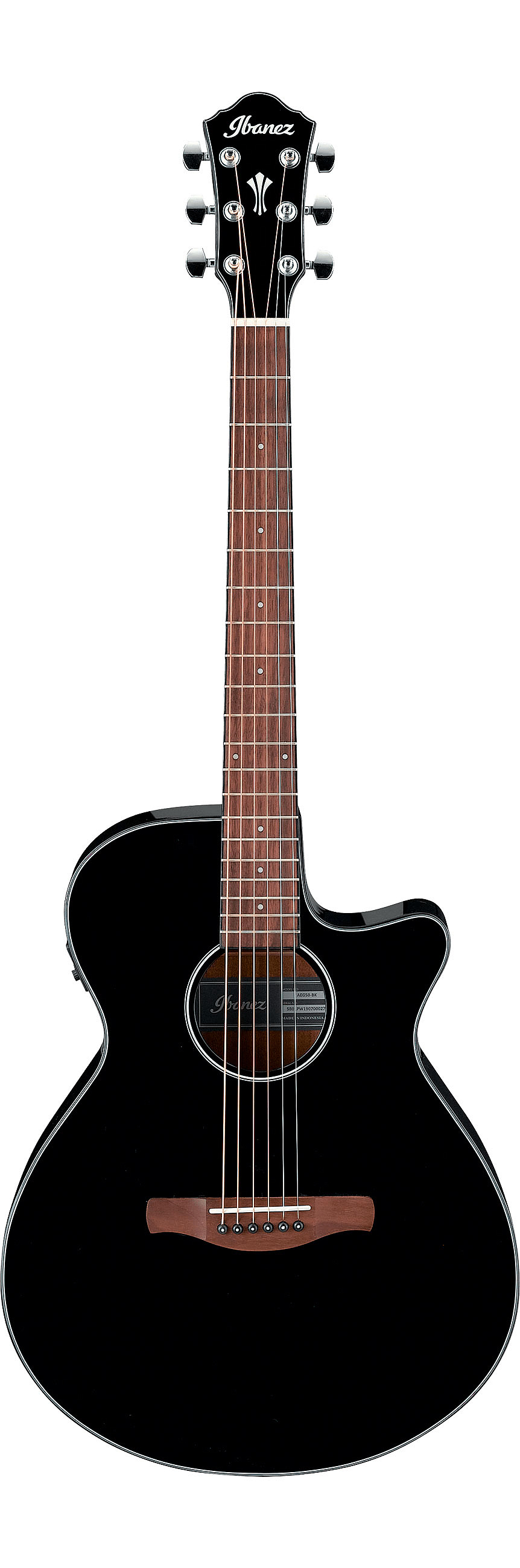 ЭЛЕКТРОАКУСТИЧЕСКАЯ ГИТАРА IBANEZ AEG50-BK | Продукция IBANEZ